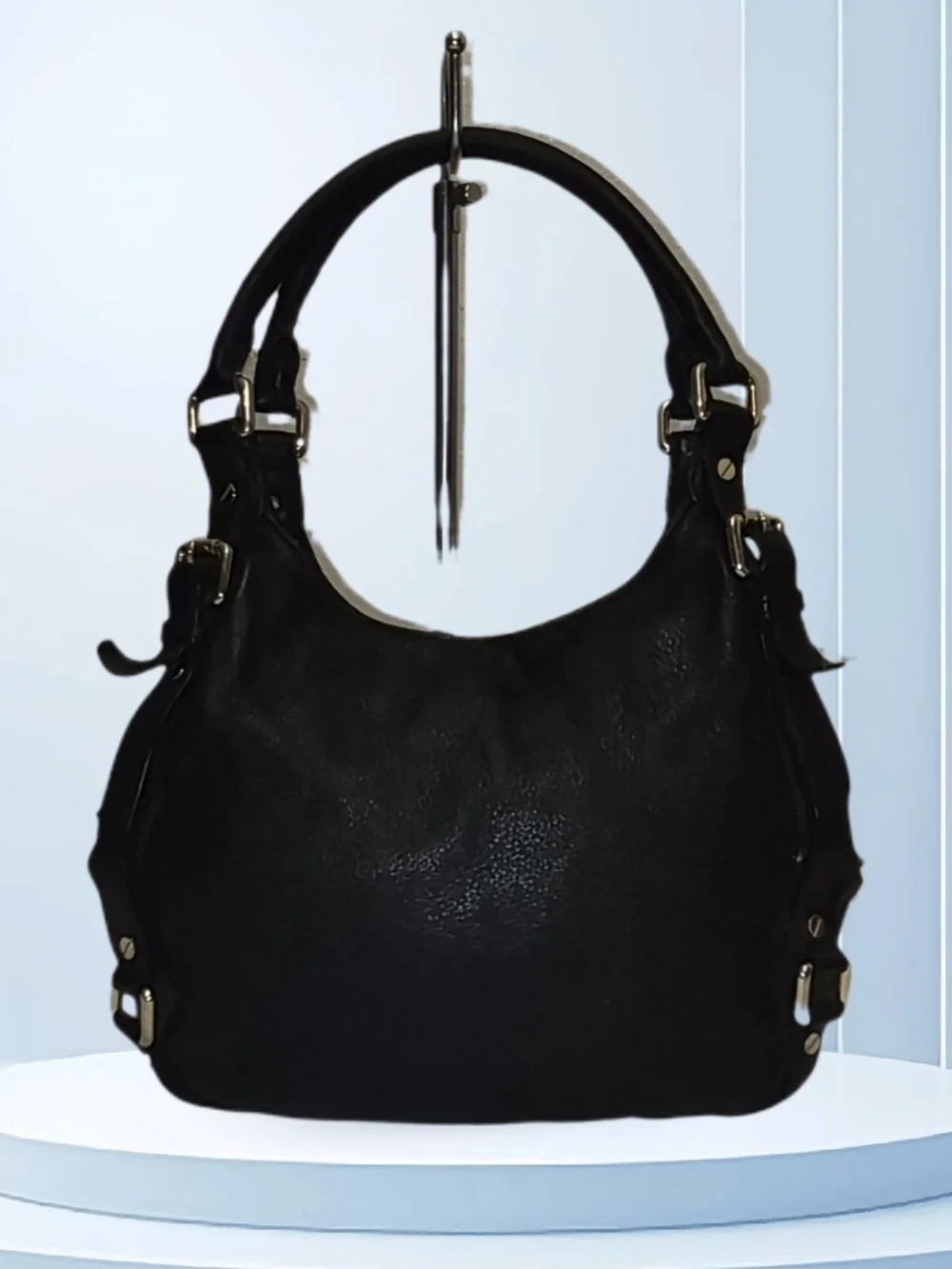 Michael Kors Bedford Black Leather Hobo Bag